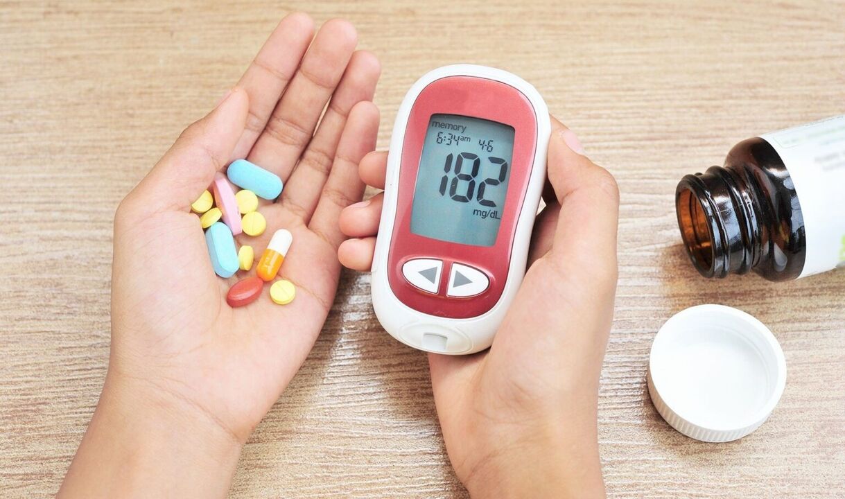Compresse di diabete mellito